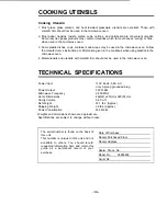 Preview for 19 page of Dometic C2286.000 Owner'S Manual & Cooking Manual