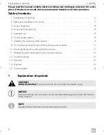 Preview for 6 page of Dometic CAM 29S Installation And Operating Manual