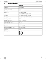 Preview for 21 page of Dometic CAM 29S Installation And Operating Manual