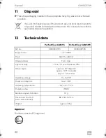 Предварительный просмотр 20 страницы Dometic CAM55 Installation & Operating Manual