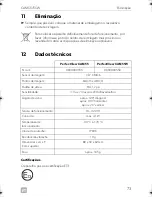 Предварительный просмотр 73 страницы Dometic CAM55 Installation & Operating Manual