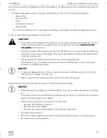 Предварительный просмотр 11 страницы Dometic CAM80CM Installation And Operating Manual