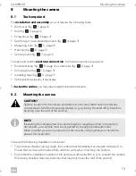 Предварительный просмотр 15 страницы Dometic CAM80CM Installation And Operating Manual