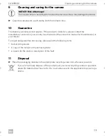 Предварительный просмотр 19 страницы Dometic CAM80CM Installation And Operating Manual