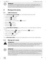 Предварительный просмотр 39 страницы Dometic CAM80CM Installation And Operating Manual