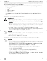 Предварительный просмотр 71 страницы Dometic CAM80CM Installation And Operating Manual