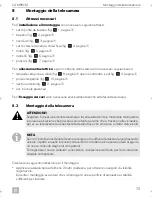 Предварительный просмотр 75 страницы Dometic CAM80CM Installation And Operating Manual