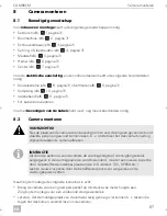 Предварительный просмотр 87 страницы Dometic CAM80CM Installation And Operating Manual