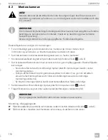 Предварительный просмотр 110 страницы Dometic CAM80CM Installation And Operating Manual