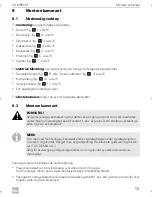 Предварительный просмотр 121 страницы Dometic CAM80CM Installation And Operating Manual