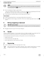 Предварительный просмотр 124 страницы Dometic CAM80CM Installation And Operating Manual