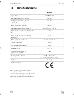 Предварительный просмотр 170 страницы Dometic CARAVAN B3200 Operating Manual