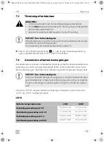 Preview for 141 page of Dometic CDF 26 Operating Manual