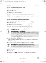 Preview for 15 page of Dometic CDF 36 Operating Manual