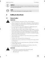 Предварительный просмотр 6 страницы Dometic CF 11 Operating Manual