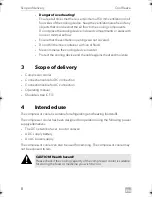 Предварительный просмотр 8 страницы Dometic CF 11 Operating Manual