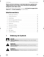 Предварительный просмотр 21 страницы Dometic CF 11 Operating Manual