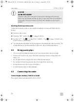 Предварительный просмотр 14 страницы Dometic CFF SERIES Operating Manual