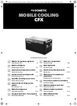 Dometic CFX100W Operating Manual предпросмотр