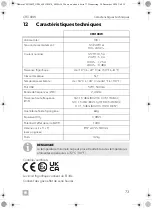 Предварительный просмотр 73 страницы Dometic CFX100W Operating Manual