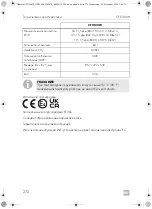 Предварительный просмотр 272 страницы Dometic CFX100W Operating Manual