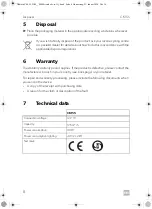 Preview for 8 page of Dometic CK 155 Installation And Operating Manual