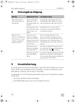 Preview for 22 page of Dometic CK 40D DC Operating Manual