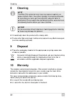 Preview for 22 page of Dometic CK150 Installation And Operating Manual