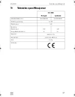 Preview for 97 page of Dometic CK2000 Operating Manual