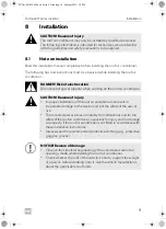 Preview for 9 page of Dometic CK36H401RI Harrier Inverter Installation Manual