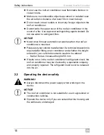 Preview for 10 page of Dometic CK36H401RI Harrier Inverter Operating Manual