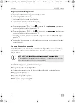 Preview for 72 page of Dometic CK40D Hybrid Operating Manual