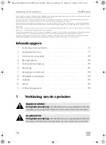 Preview for 76 page of Dometic CK40D Hybrid Operating Manual