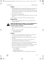 Preview for 111 page of Dometic CK40D Hybrid Operating Manual