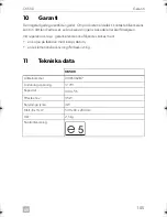 Preview for 105 page of Dometic CK500 Installation And Operating Manual