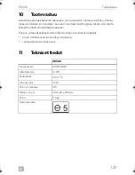 Preview for 127 page of Dometic CK500 Installation And Operating Manual