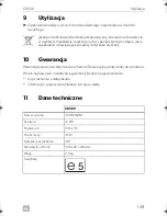 Preview for 149 page of Dometic CK500 Installation And Operating Manual