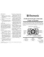 Dometic Comfort Control Center 2 User Manual предпросмотр