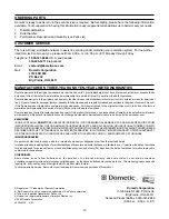 Preview for 12 page of Dometic CONCERTO 3210 Installation And Operation Instructions Manual