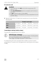 Предварительный просмотр 17 страницы Dometic CoolFreeze CF-18 Operating Manual