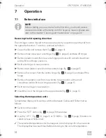 Preview for 14 page of Dometic COOLFREEZE CFX75DZW Operating Manual