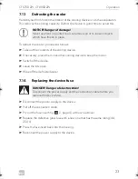 Preview for 23 page of Dometic COOLFREEZE CFX75DZW Operating Manual