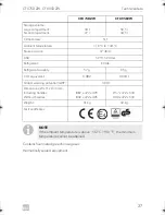 Предварительный просмотр 27 страницы Dometic COOLFREEZE CFX75DZW Operating Manual