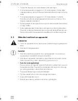 Preview for 221 page of Dometic COOLFREEZE CFX75DZW Operating Manual