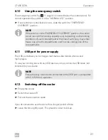 Preview for 21 page of Dometic COOLFREEZE CFX95DZW Operating Manual