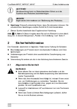 Preview for 9 page of Dometic Coolmatic MH07 Installation And Operating Manual