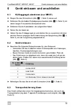 Preview for 13 page of Dometic Coolmatic MH07 Installation And Operating Manual