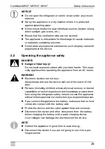 Preview for 25 page of Dometic Coolmatic MH07 Installation And Operating Manual