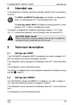 Preview for 27 page of Dometic Coolmatic MH07 Installation And Operating Manual