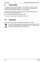 Preview for 34 page of Dometic Coolmatic MH07 Installation And Operating Manual